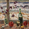 Kotov, Viktor I., Podolsk, Still-life with green glass.1980