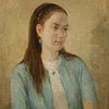 Krylov, Porfiri N., Moscow, Portrait of girl Milochka.1970