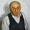 , , Portrait eines Rentners.1957