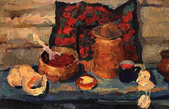 Still life with cakes.1970