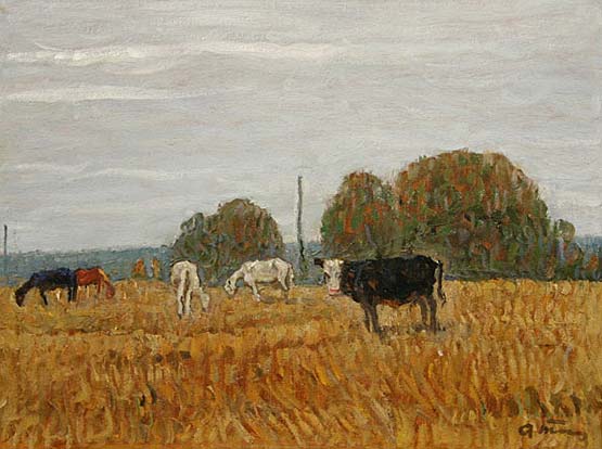 Autumn on the field. 2004