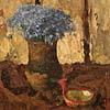 Stavitsky, Boris V., Moscow, Still life with cornflowers.1957